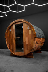 Outdoor Cedar Barrel sauna - Rejuvenex
