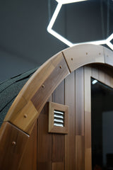 Outdoor Cedar Barrel sauna - Rejuvenex
