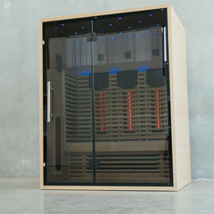 Serenity Full Spectrum 3 Person Sauna - Rejuvenex