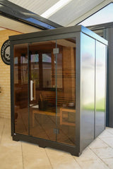 OUTDOOR TRADITIONAL 3-4 PERSON SAUNA Rejuvenex