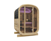 Rejuvenex Element Outdoor 3-4 person Hybrid Sauna Rejuvenex