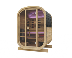 Rejuvenex Element Outdoor 3-4 person Hybrid Sauna Rejuvenex