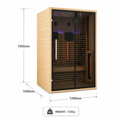 SERENITY 2 PERSON FULL SPECTRUM INFRARED SAUNA
