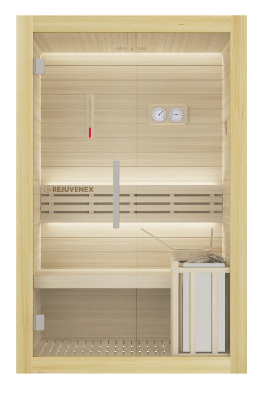 Traditional 2 Person Sauna - Rejuvenex