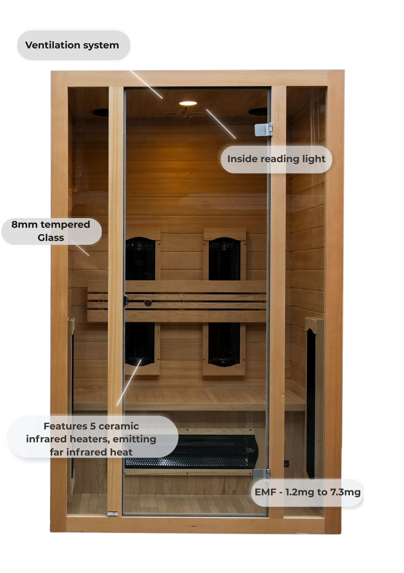 REJUVENEX 2 PERSON INFRARED SAUNA Rejuvenex Spas