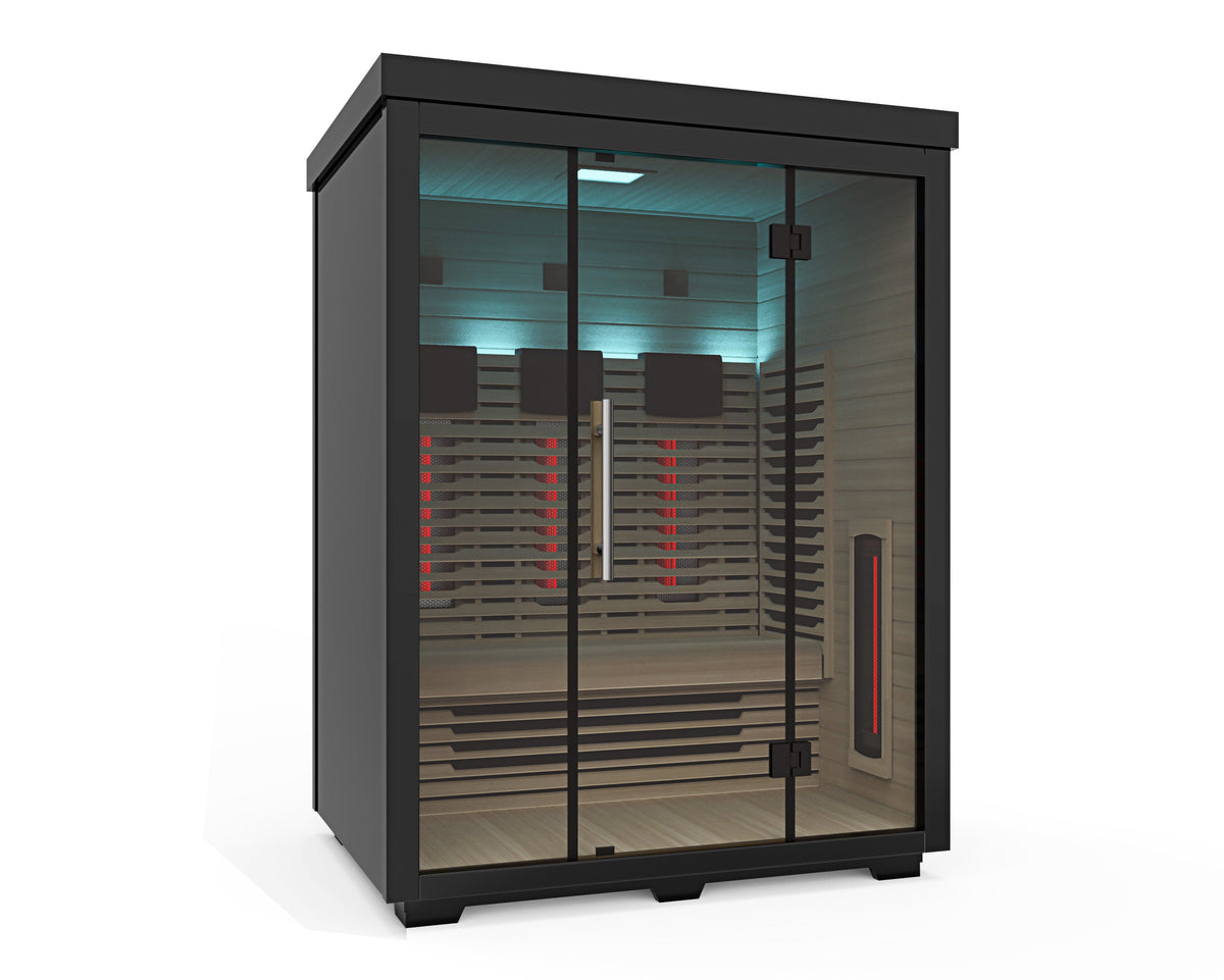 OUTDOOR SERENITY 3 PERSON FULL SPECTRUM INFRARED SAUNA Rejuvenex