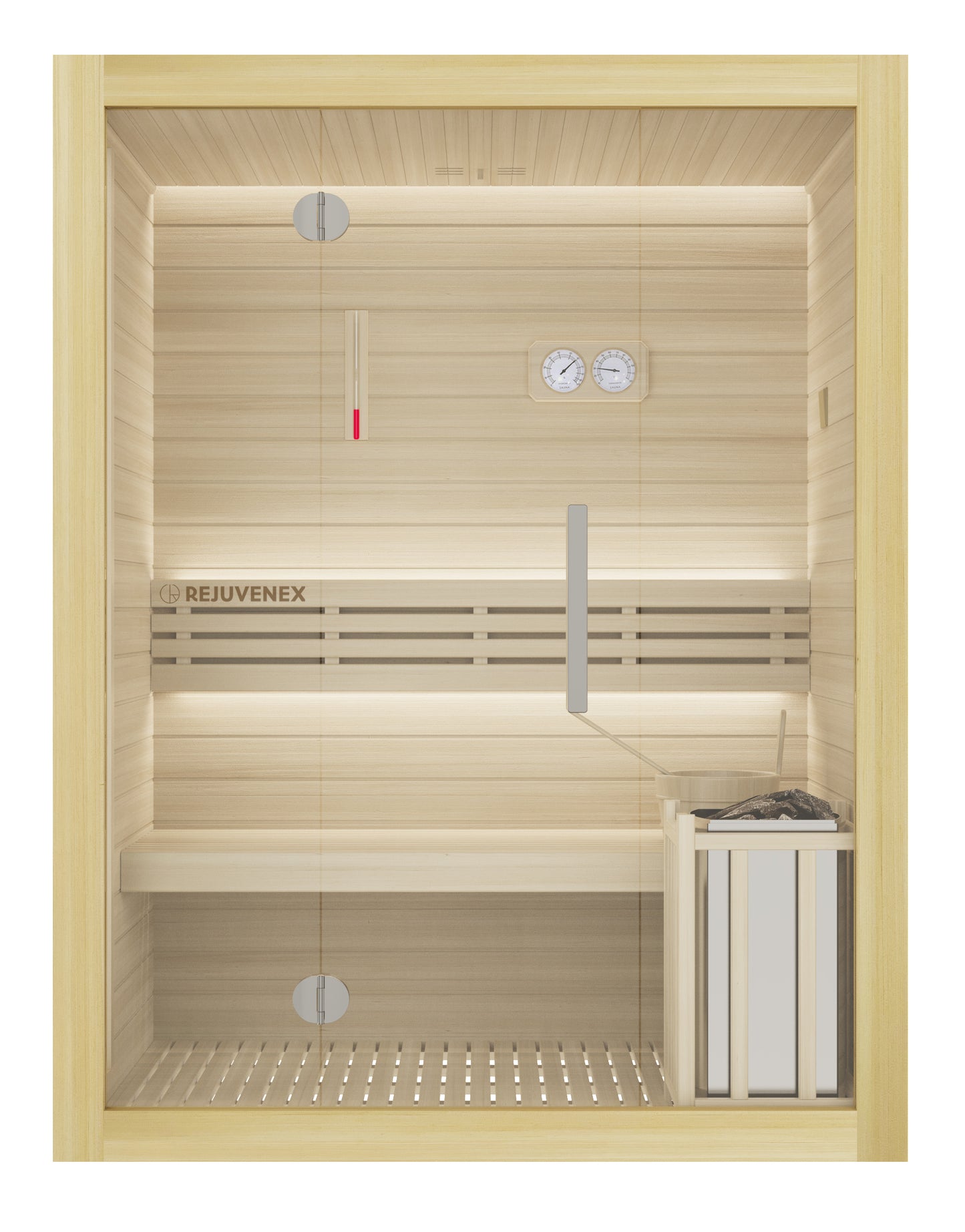 Traditional 3 Person Sauna - Rejuvenex