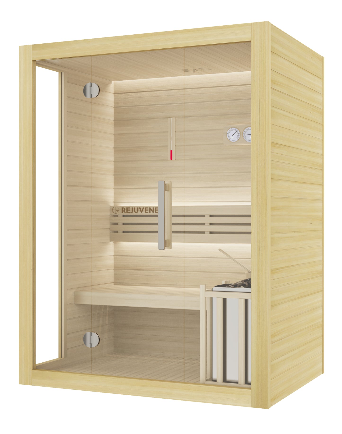 Traditional 3 Person Sauna - Rejuvenex