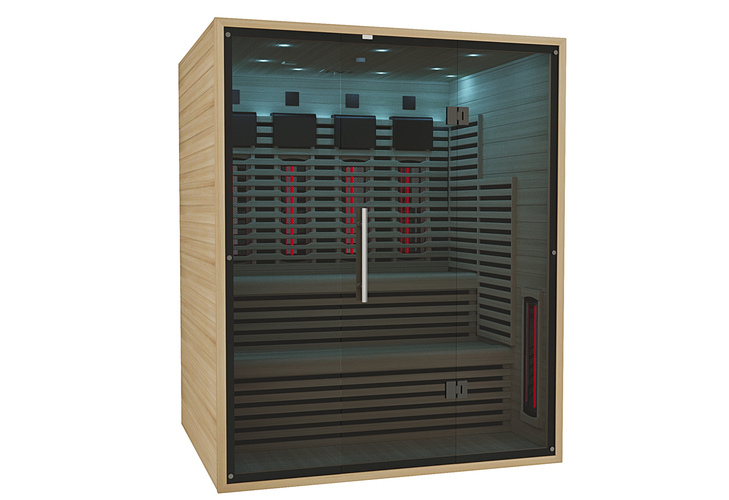 SERENITY 6 PERSON FULL SPECTRUM INFRARED SAUNA Rejuvenex
