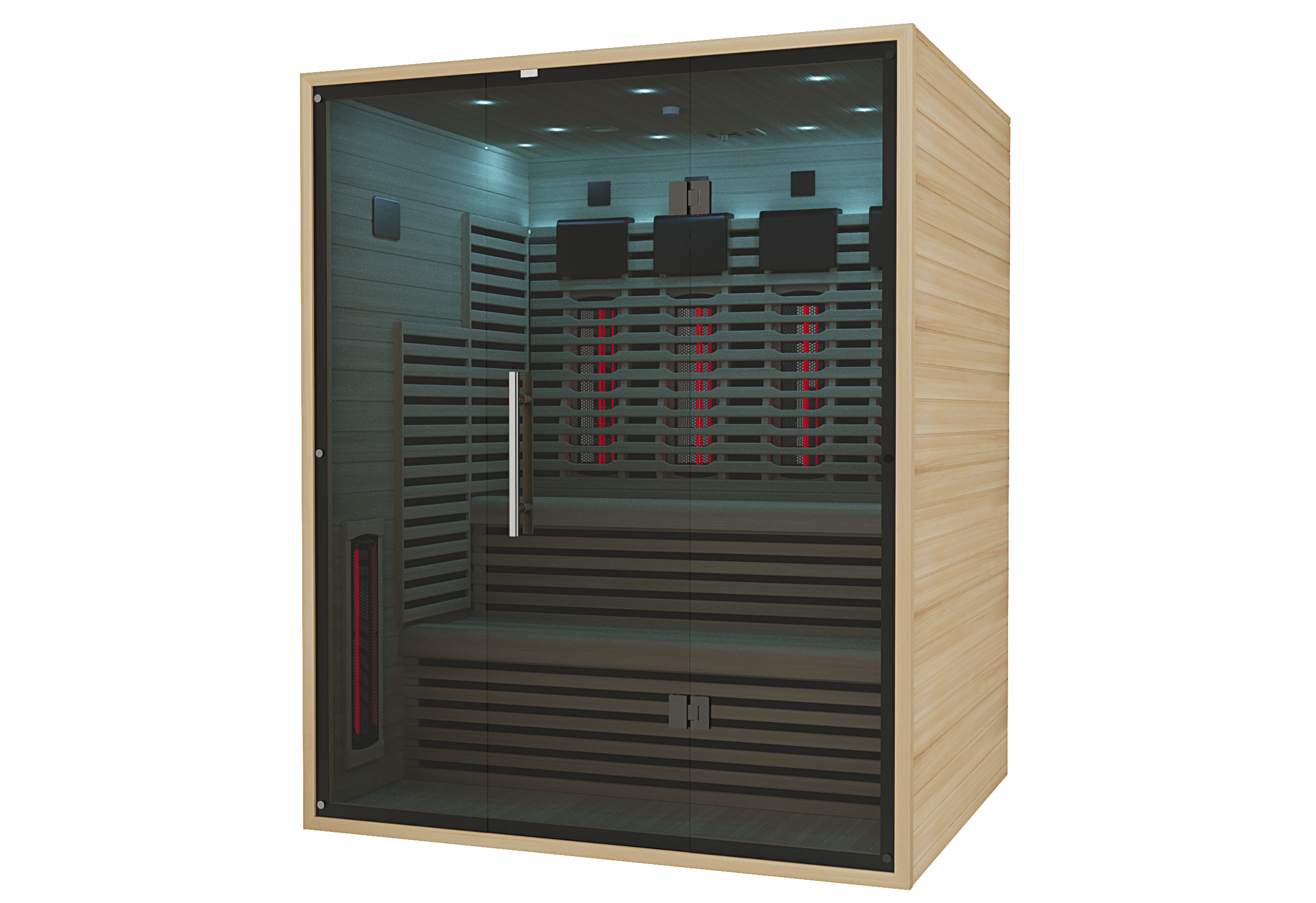 SERENITY 6 PERSON FULL SPECTRUM INFRARED SAUNA Rejuvenex