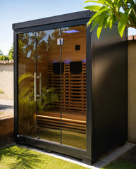 OUTDOOR SERENITY 3 PERSON FULL SPECTRUM INFRARED SAUNA
