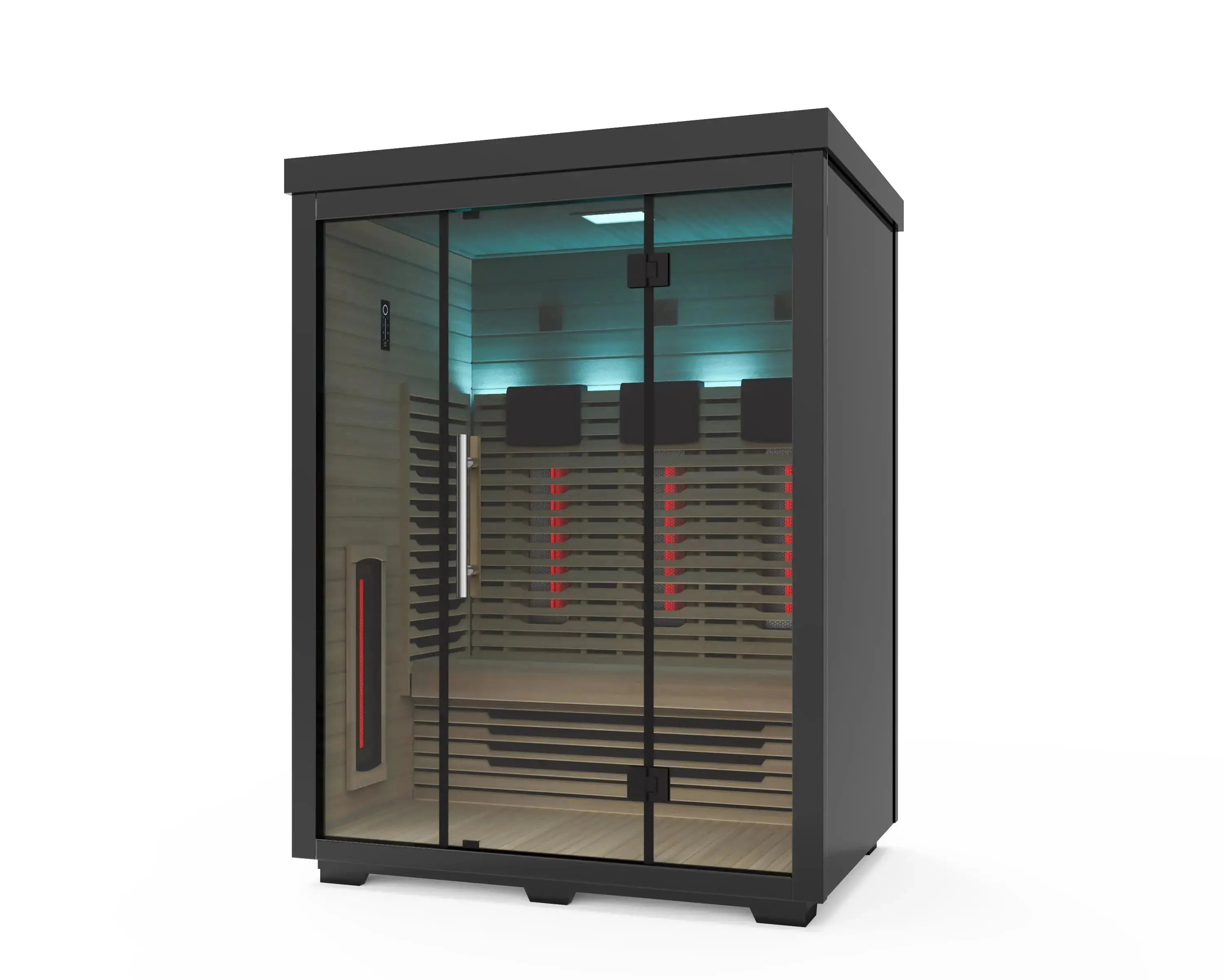 OUTDOOR SERENITY 3 PERSON FULL SPECTRUM INFRARED SAUNA Rejuvenex