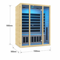 REJUVENEX 3 PERSON INFRARED SAUNA