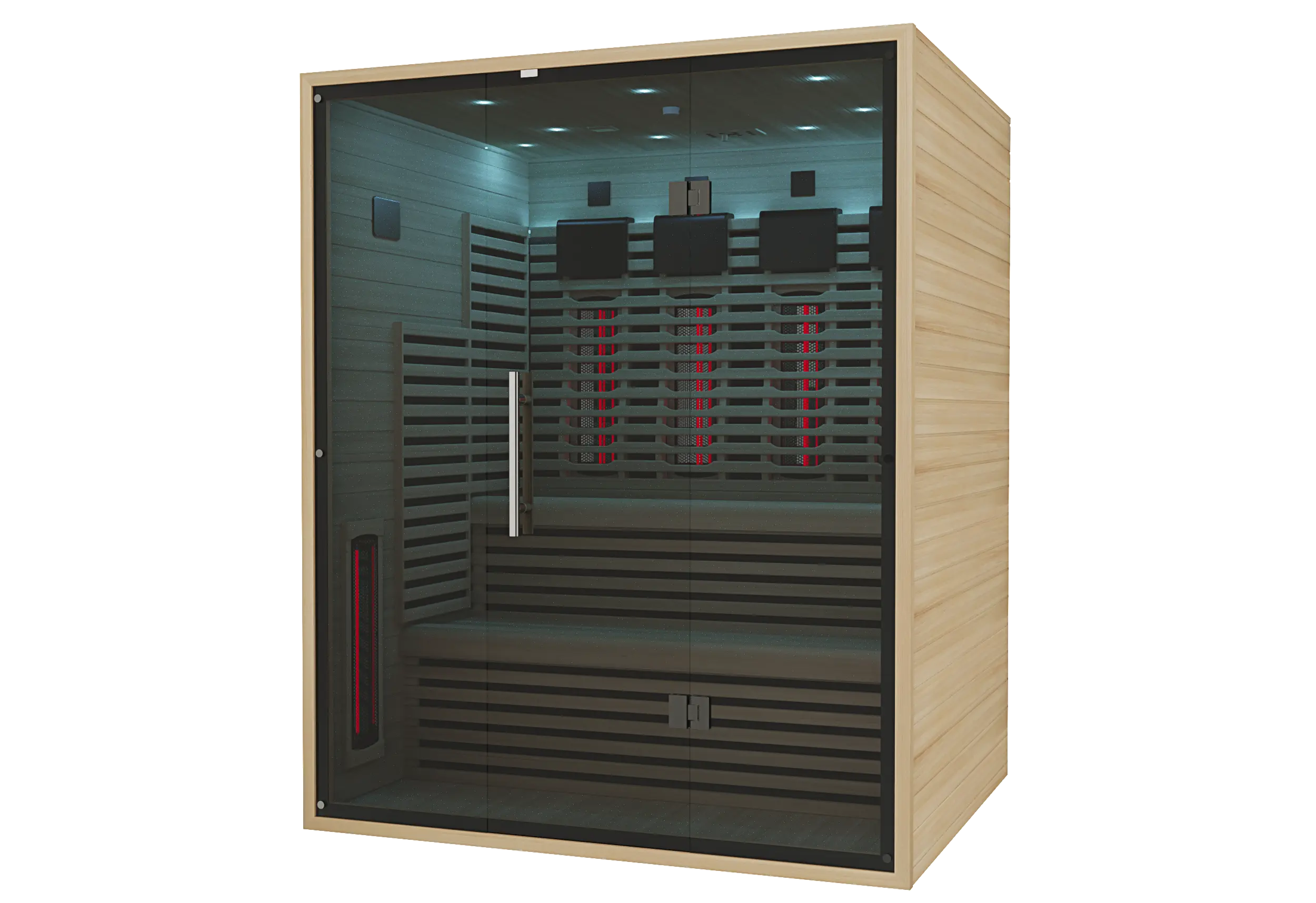 SERENITY 6 PERSON FULL SPECTRUM INFRARED SAUNA Rejuvenex