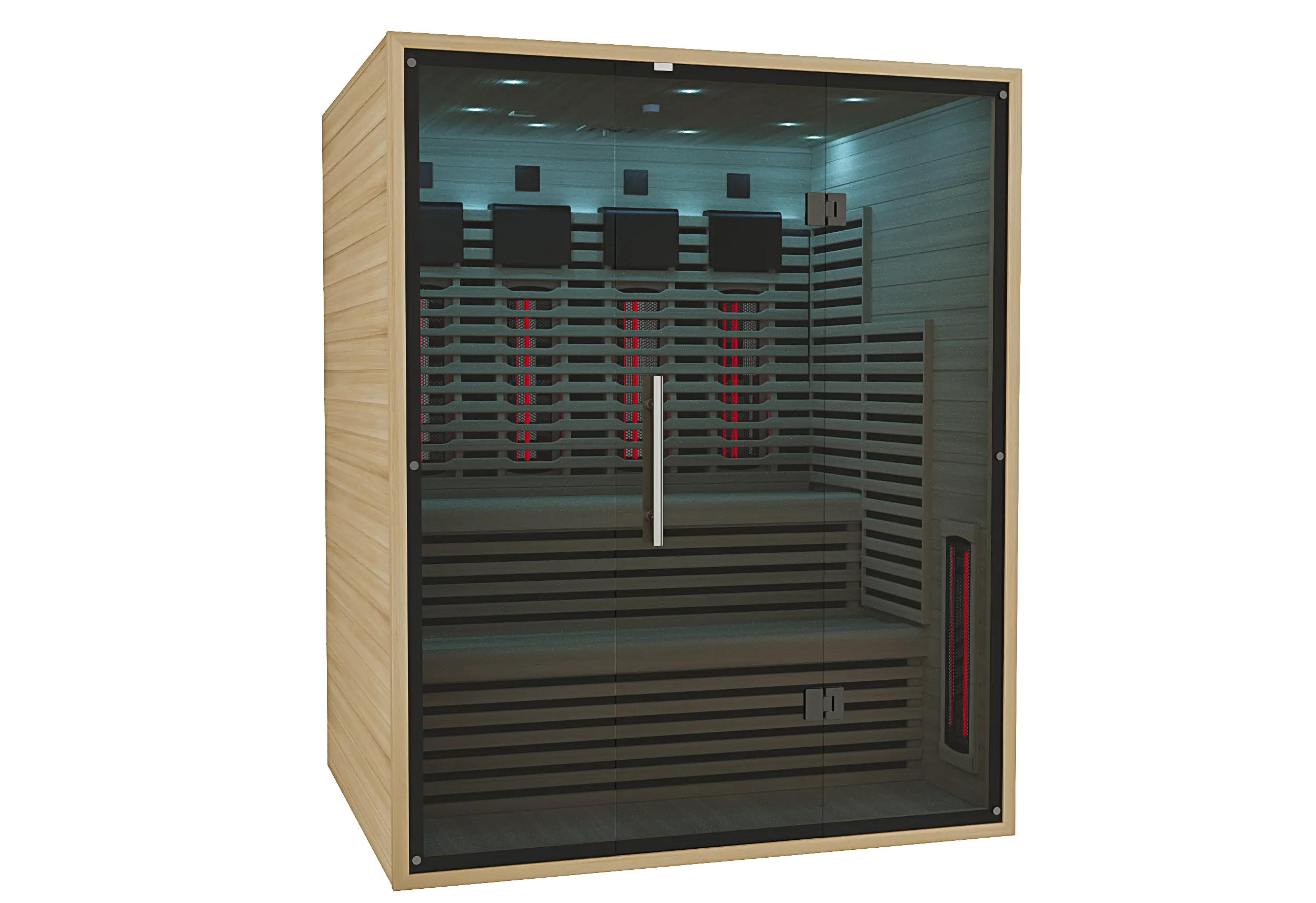 SERENITY 6 PERSON FULL SPECTRUM INFRARED SAUNA Rejuvenex