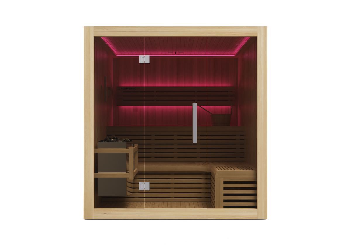 REJUVENEX TRADITIONAL 6-8 PERSON SAUNA Rejuvenex